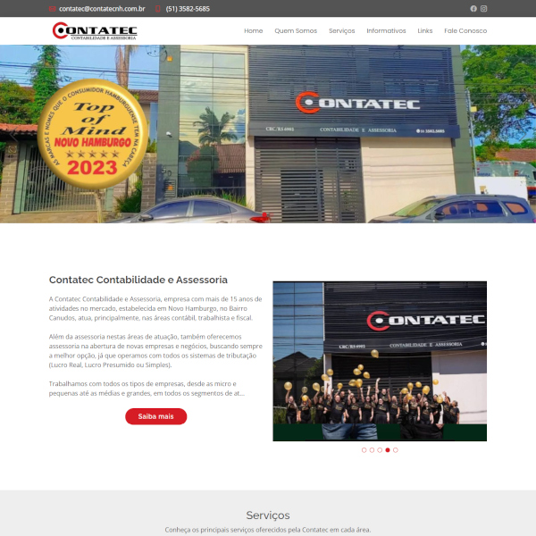 Contatec Contabilidade e Assessoria | Skabe Marketing Digital