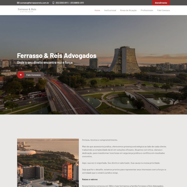 Ferrasso & Reis Advogados | Skabe Marketing Digital