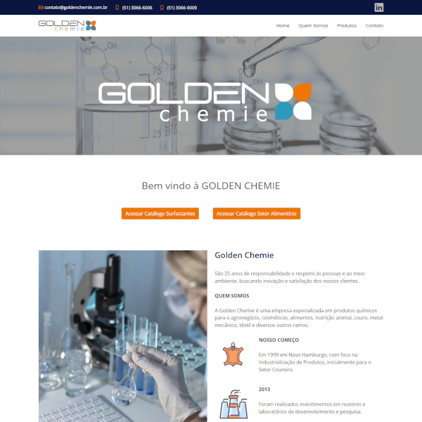 Golden Chemie | Skabe Marketing Digital