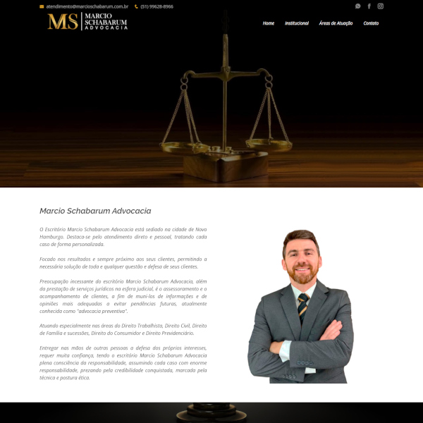 Marcio Schabarum Advocacia | Skabe Marketing Digital